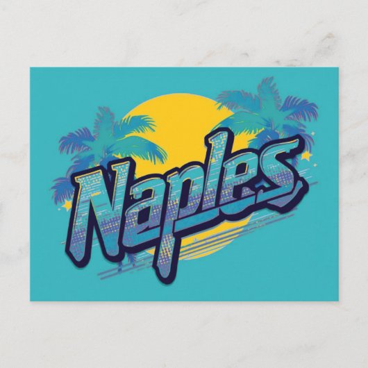 Napels droom briefkaart (Voorkant)