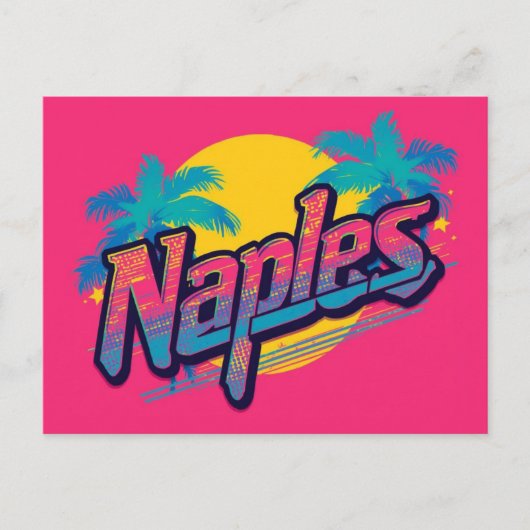 Napels droom briefkaart (Voorkant)