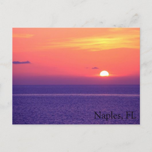 Napels, FL Briefkaart (Voorkant)