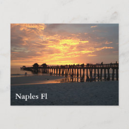 napels fl foto sunset briefkaart