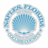 Napels Fl (zeeschelp) Sticker (Voorkant)