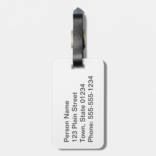 Napels, Florida Bagagelabel (Achterkant verticaal)