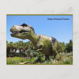 Napels Florida Botanische Garden - T Rex Dinosaur Briefkaart