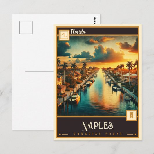 Napels, Florida |  Briefkaart (Voorkant / Achterkant)