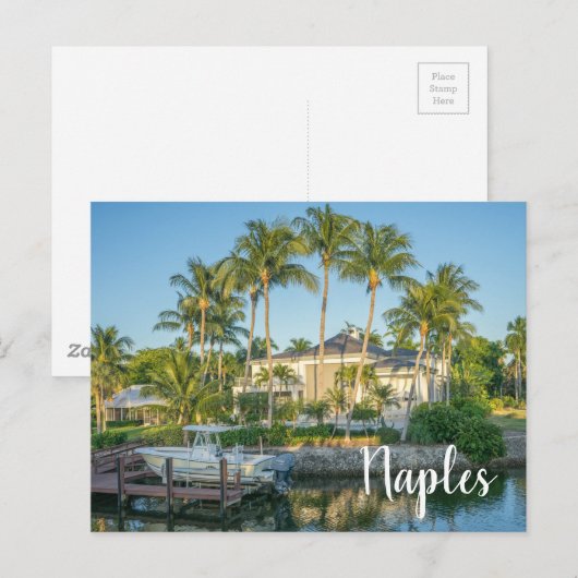 Napels Florida Briefkaart (Voorkant / Achterkant)