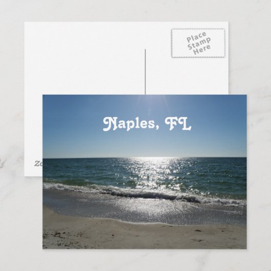 Napels, Florida Briefkaart (Voorkant / Achterkant)