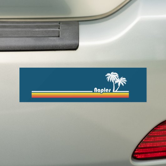 Napels Florida Bumpersticker (Op auto)