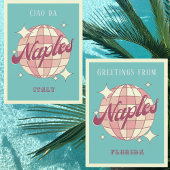 Napels Florida disco Retro  Briefkaart