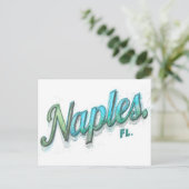 Napels florida dromen briefkaart (Staand voorkant)
