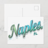 Napels florida dromen briefkaart (Voorkant / Achterkant)