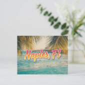 Napels florida dromen  briefkaart (Staand voorkant)