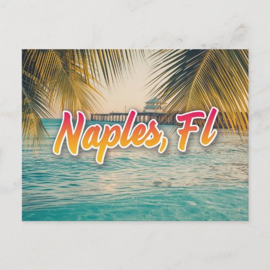 Napels florida dromen  briefkaart (Voorkant)
