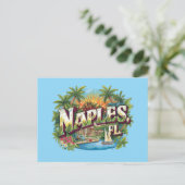 Napels florida dromen briefkaart (Staand voorkant)