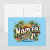 Napels florida dromen briefkaart (Voorkant / Achterkant)
