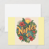 Napels florida dromen notitiekaartje (Voorkant / Achterkant)
