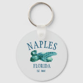 Napels Florida Est schildpad Sleutelhanger (Achterkant)