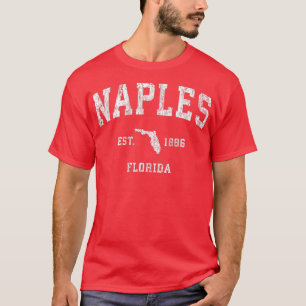 Napels Florida FL  Athletic Sports Design T-shirt