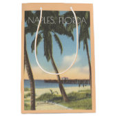  Napels, Florida golf en pier Medium Cadeauzakje (Voorkant)