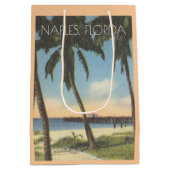  Napels, Florida golf en pier Medium Cadeauzakje (Achterkant)