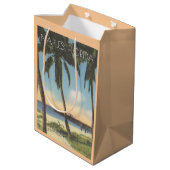  Napels, Florida golf en pier Medium Cadeauzakje (Achterkant Gekanteld)