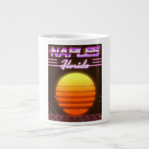 Napels Florida jaren 80 reisposter Grote Koffiekop