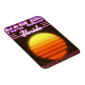 Napels Florida jaren 80 reisposter Magneet (Rechterzijde)