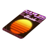 Napels Florida jaren 80 reisposter Magneet (Linkerzijde)
