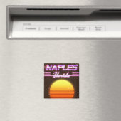 Napels Florida jaren 80 reisposter Magneet (Insitu (Vaatwasser))