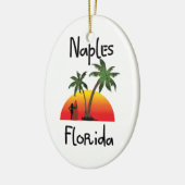 Napels Florida Keramisch Ornament (Links)