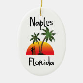 Napels Florida Keramisch Ornament (Voorkant)