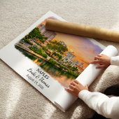 Napels Florida Poster, Aquarel, Op Maat Poster