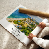 Napels Florida Poster, Aquarel, Op Maat Poster