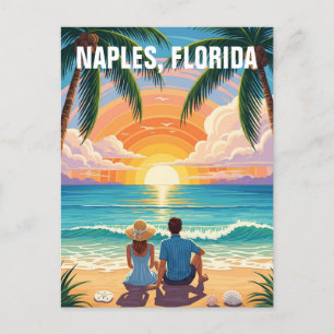 Napels Florida Reizen Briefkaart