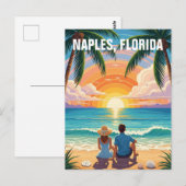 Napels Florida Reizen Briefkaart (Voorkant / Achterkant)