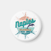 Napels Florida Retro  met ontploffing op zonsonder Magneet (Voorkant)