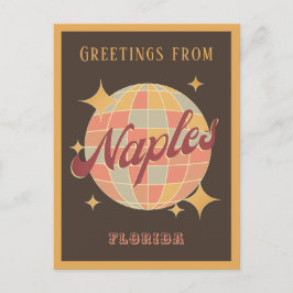 Napels Florida Retro  Party Briefkaart
