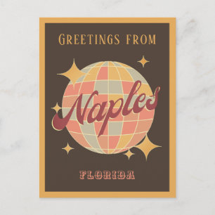 Napels Florida Retro  Party Briefkaart