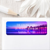 Napels Florida Return-adreslabels Etiket (Insitu)