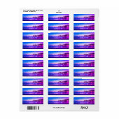 Napels Florida Return-adreslabels Etiket (Full Sheet)