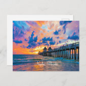 Napels, Florida schilderachtig Briefkaart (Voorkant / Achterkant)