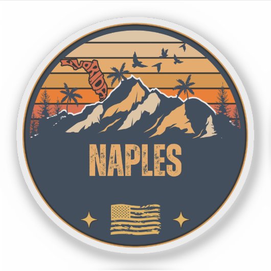 Napels, Florida Sticker (Voorkant)