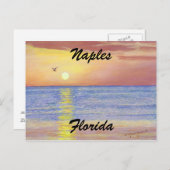"NAPELS, FLORIDA SUNSET BRIEFKAART" BRIEFKAART (Voorkant / Achterkant)