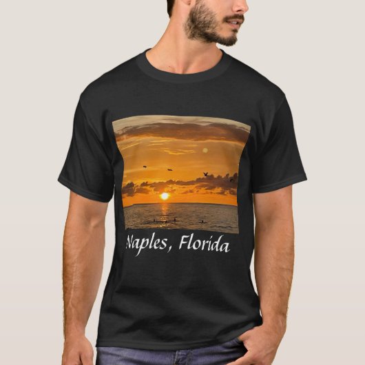 Napels, Florida Sunset Mannen T-shirt (Voorkant)