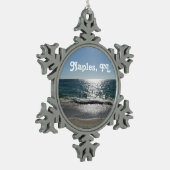Napels, Florida Tin Sneeuwvlok Ornament (Links)