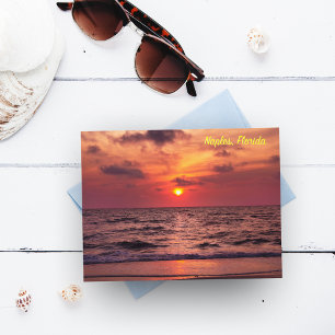 Napels, Florida Tropische Zonsondergang Ansichtkaa Briefkaart