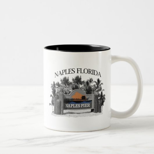 Napels Florida Tweekleurige Koffiemok (Rechts)