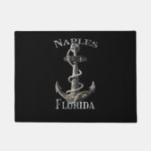 Napels Florida Vacation Nautical Anchor Sailing Deurmat (Voorkant)