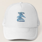 Napels Florida Vacation Tribal Dolphins Trucker Pet (Voorkant)