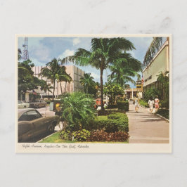 Napels, Florida vintage Fifth Avenue jaren 60 Briefkaart