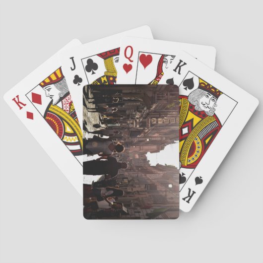 Napels Gebouwen (Napoli) Pokerkaarten (Achterkant)